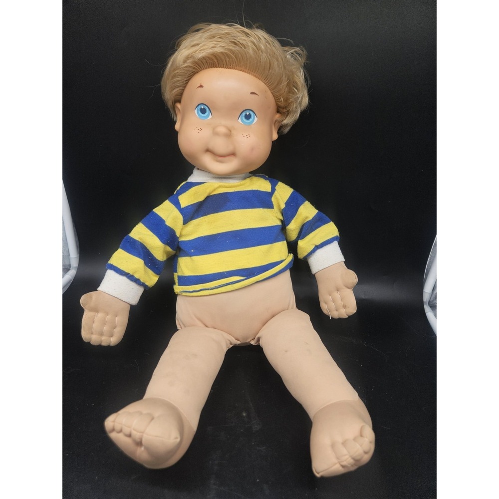 Vintage 1986 Hasbro MY BUDDY DOLL PLAYSKOOL Blonde Hair No Overalls